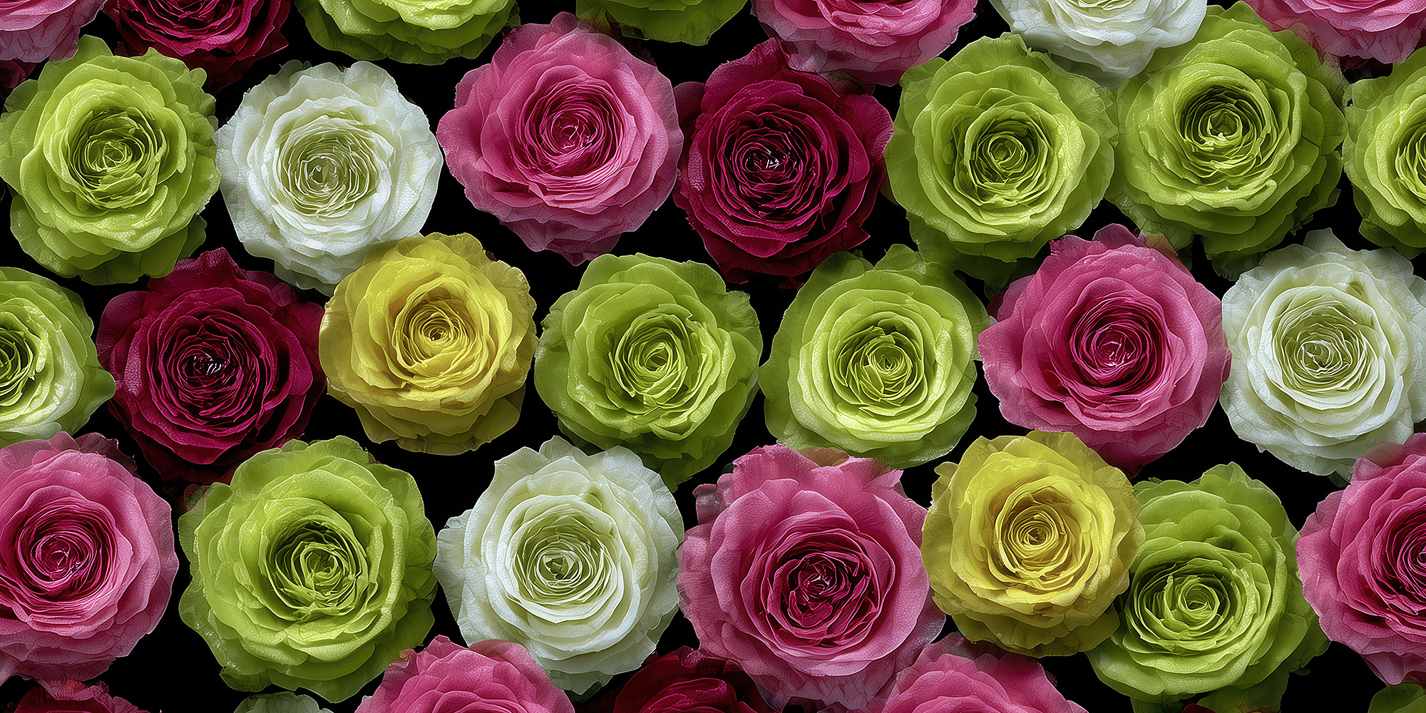 Bunte Rosen