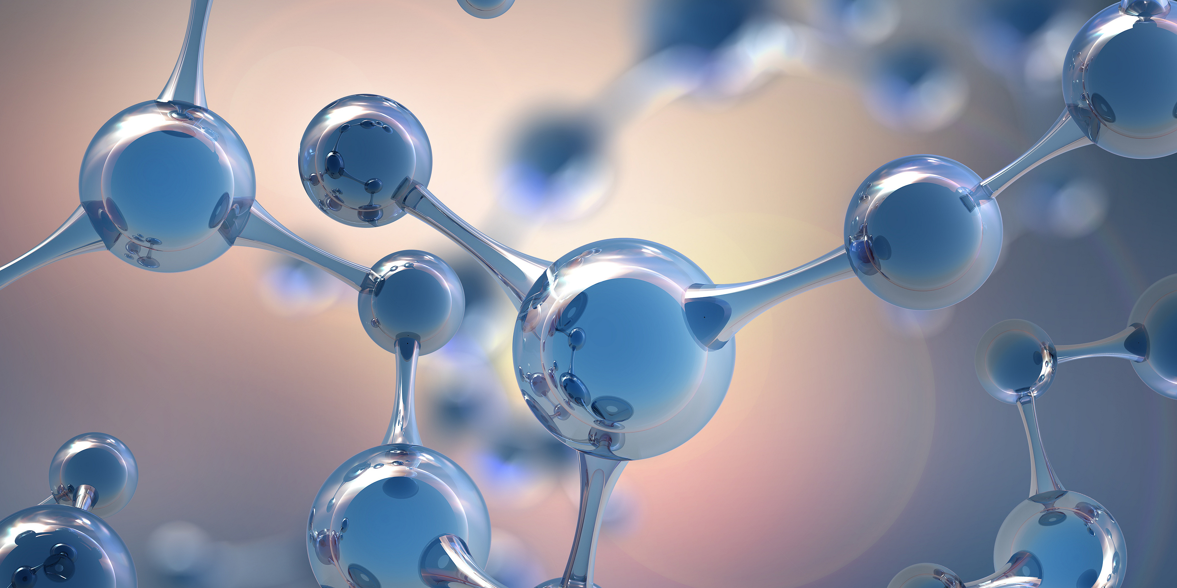 Abstraktes Molekülmodell