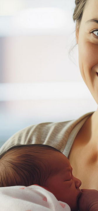 Mutter hält ihr Kind - Credit: BB_Stock/AdobeStock