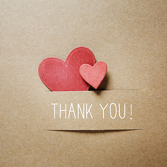 Ein herzliches Dankeschön - Bild: Tierney/AdobeStock.com