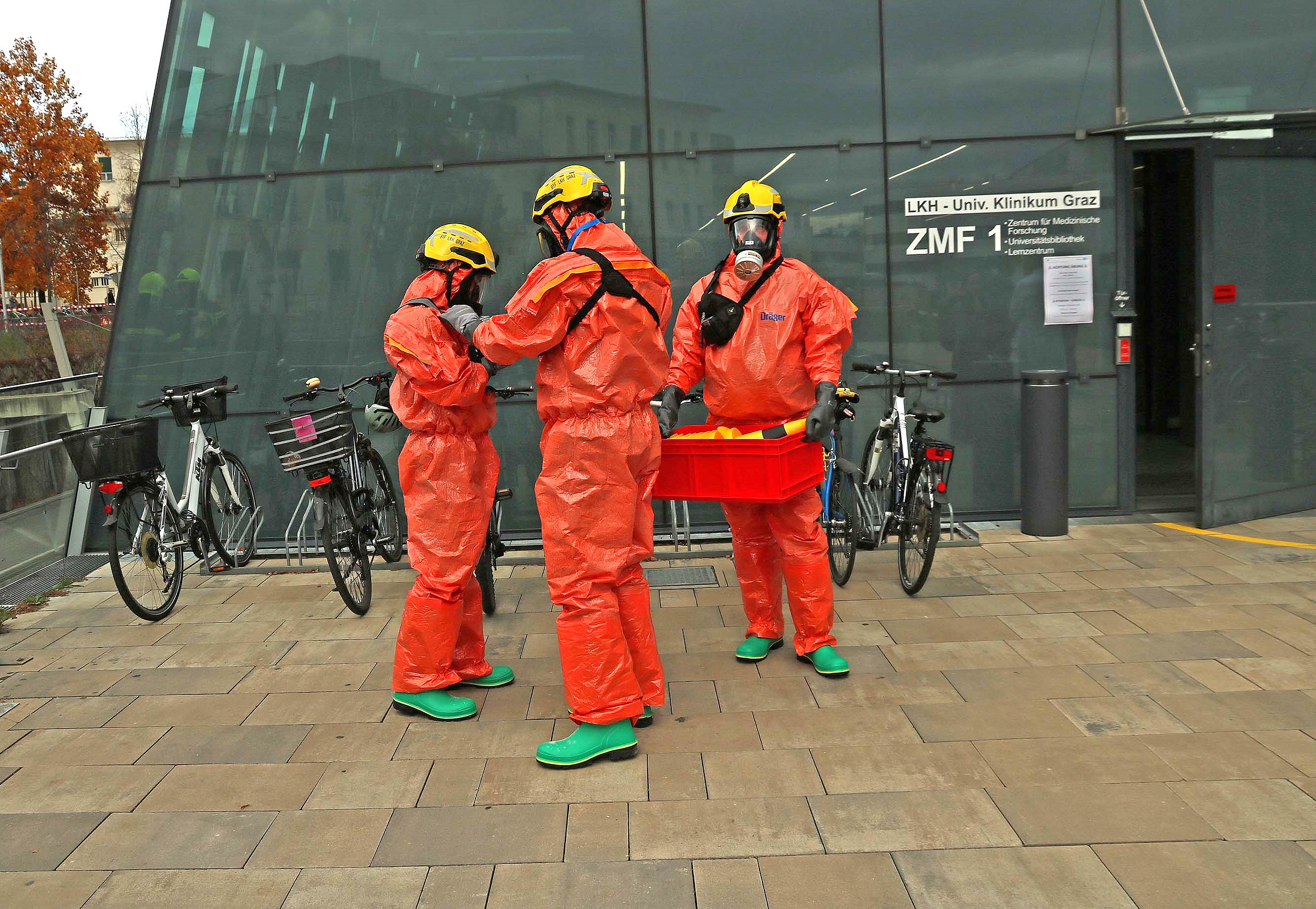 Strahlenschutzübung am ZMF