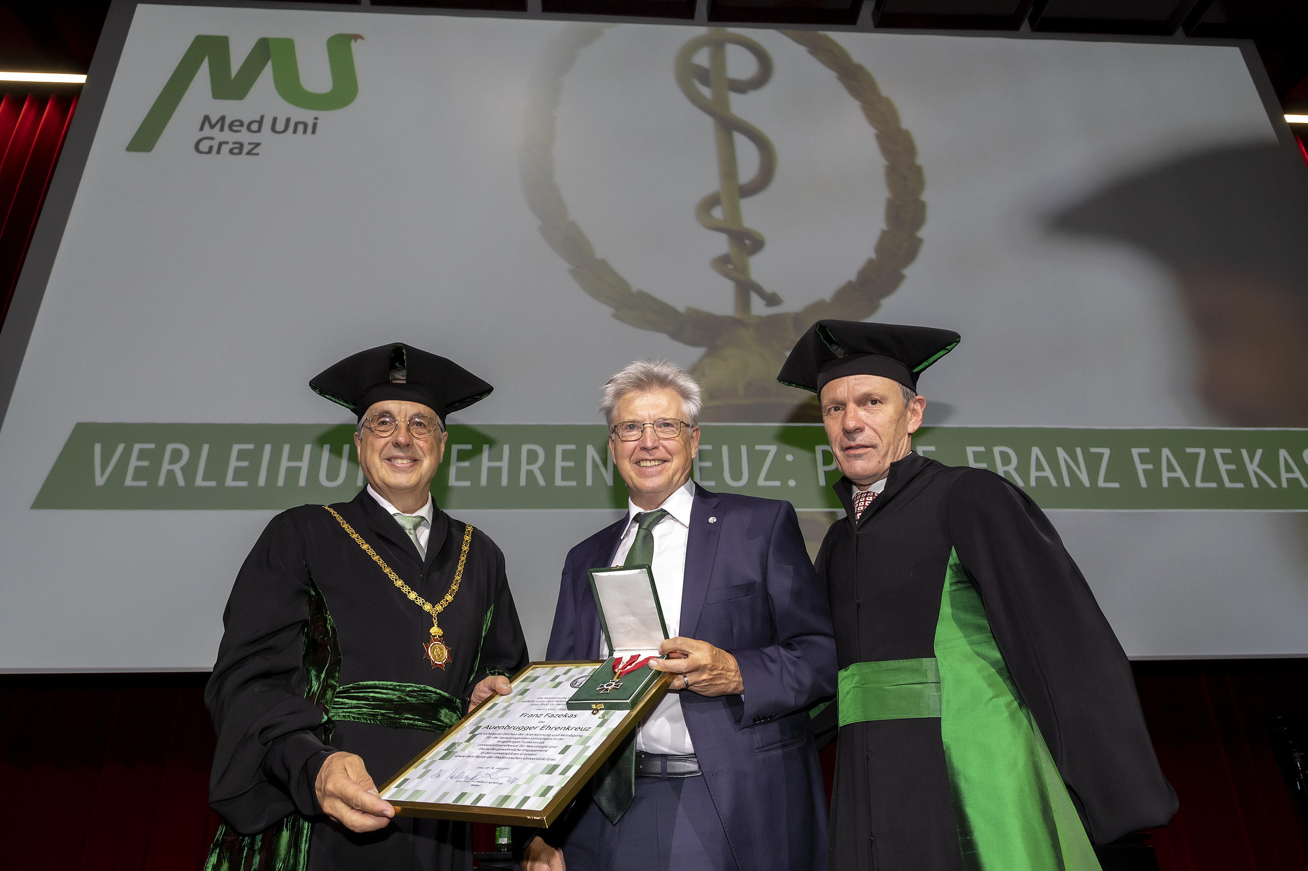 Auenbrugger Ehrenkreuz für Franz Fazekas