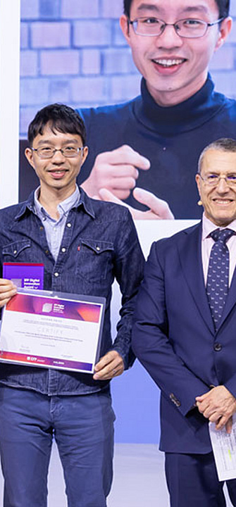 Die Presverleihung im Rahmen von Europerio - Credit: EFP