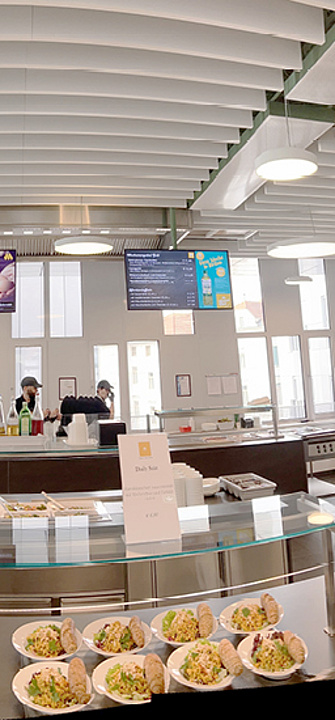 Grüner Teller Top für die Mensa der Med Uni Graz