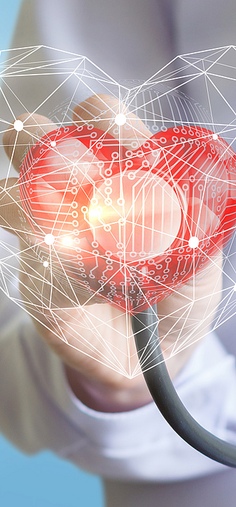 Detailaufnahme einer Operation