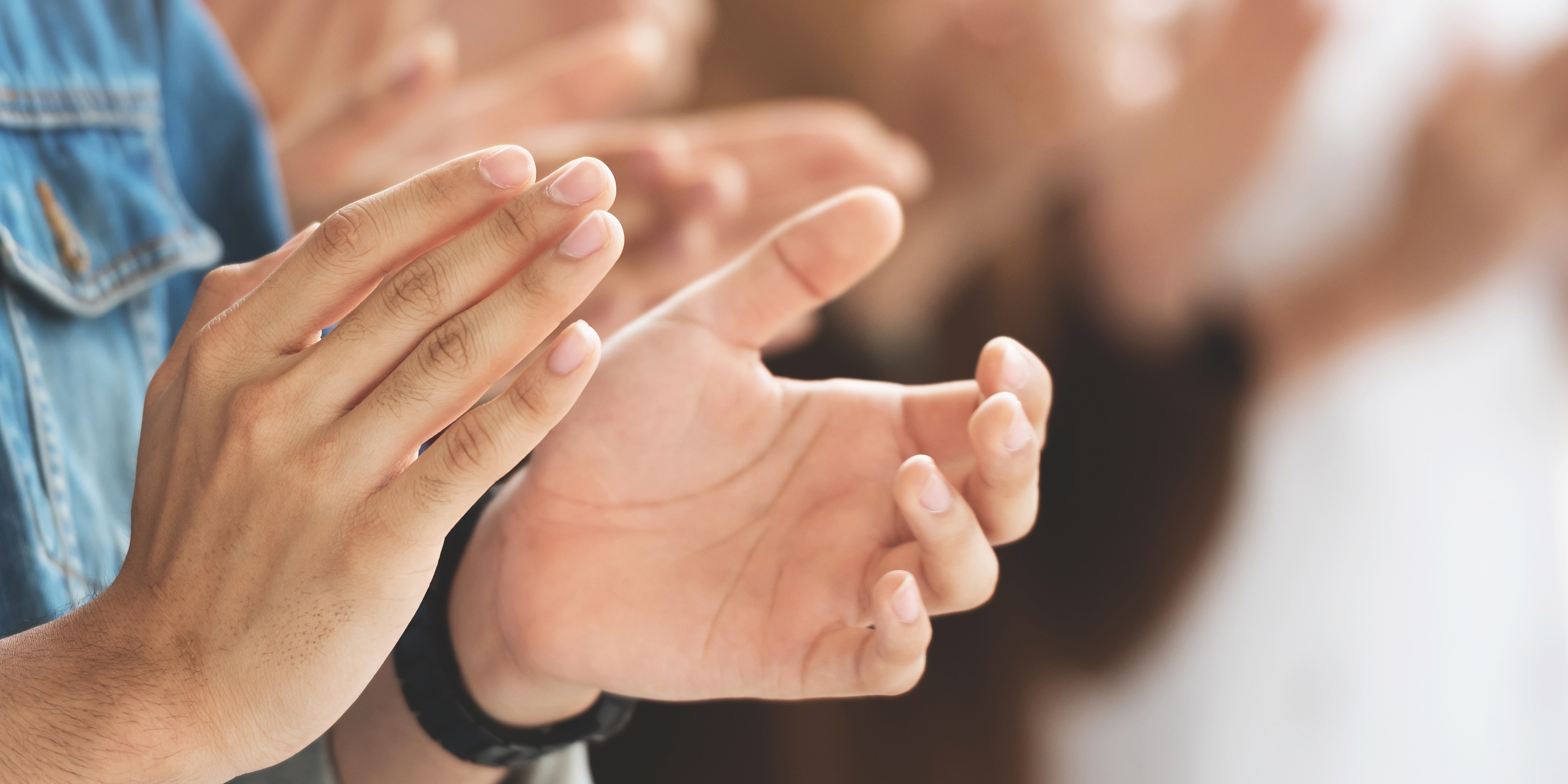 klatschende Hände, klatschen, Beifall, Applaus