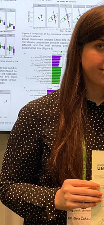 Posterpreis für Kristina Zukauskaite (links)