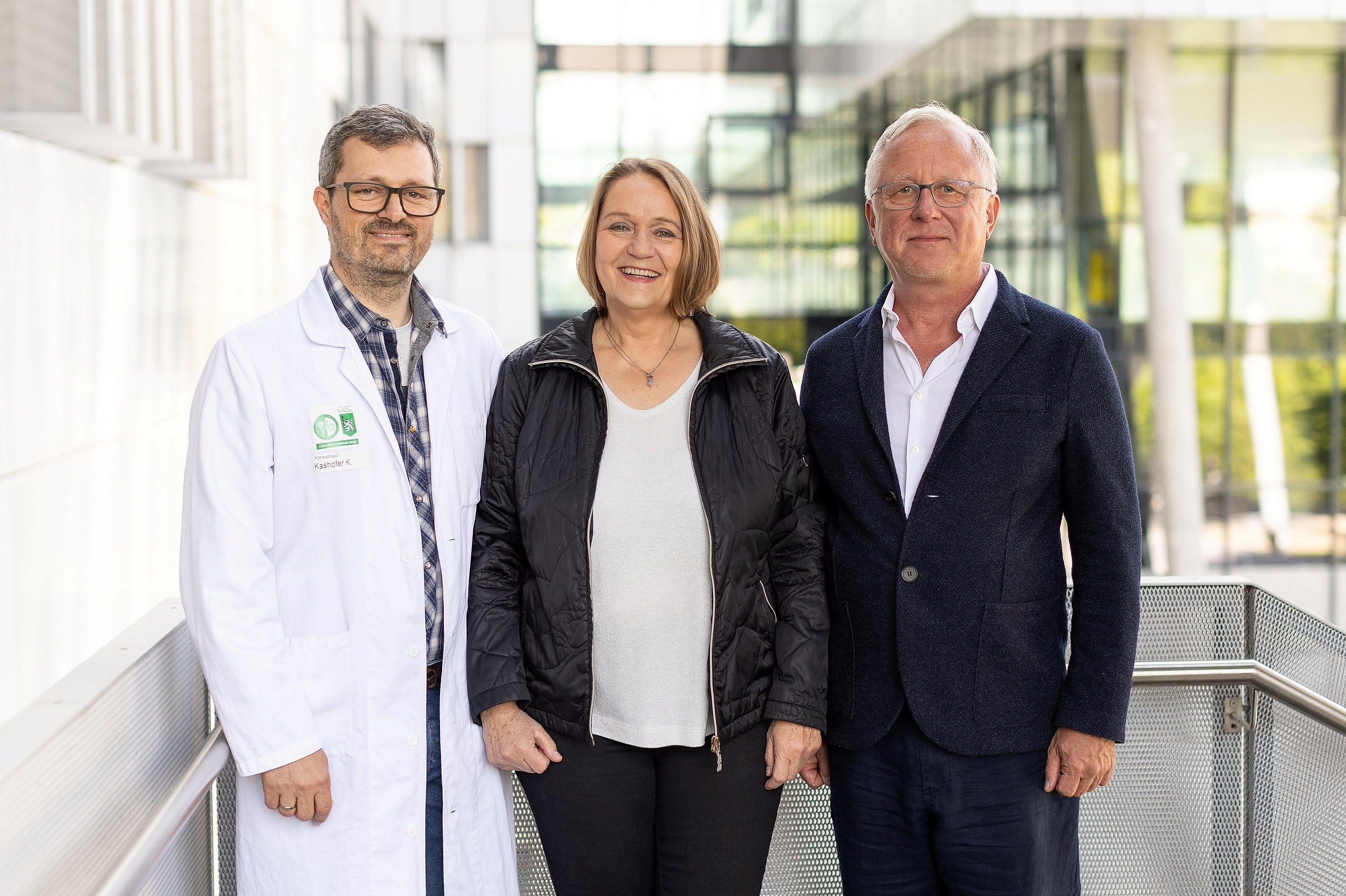 Karl Kashofer, Sigrid Regauer und Olaf Reich (v.l.n.r.) 