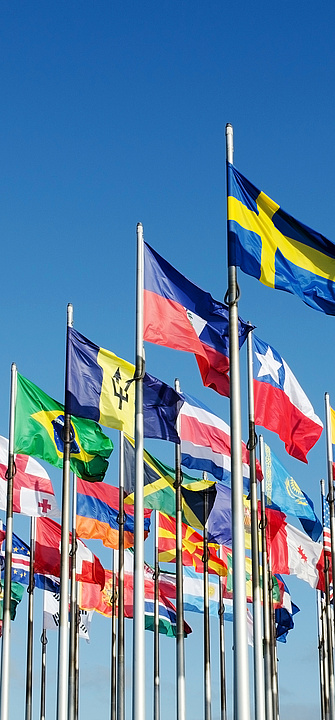 International flags