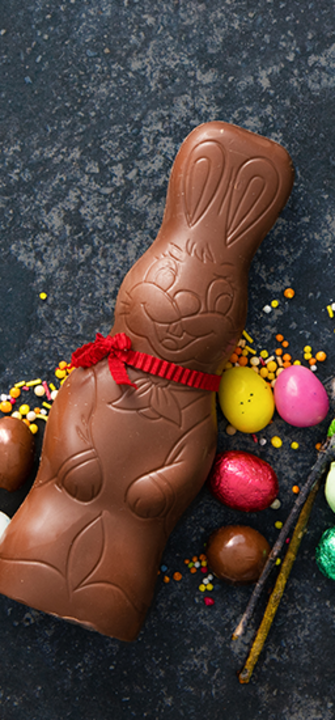 Verschiedene Ostersueßigkeiten