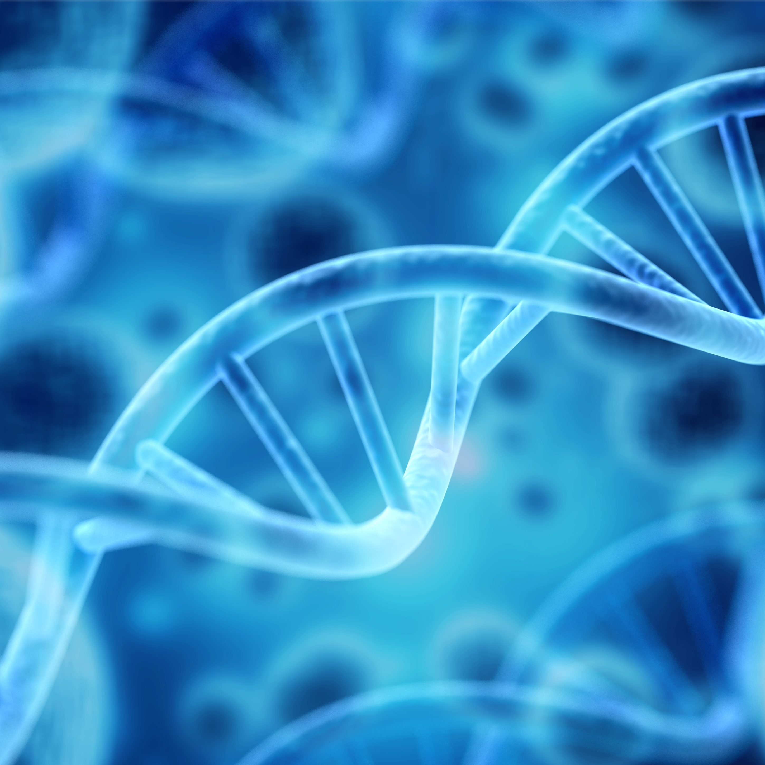 Zellen unter dem menschlichen DNA-System