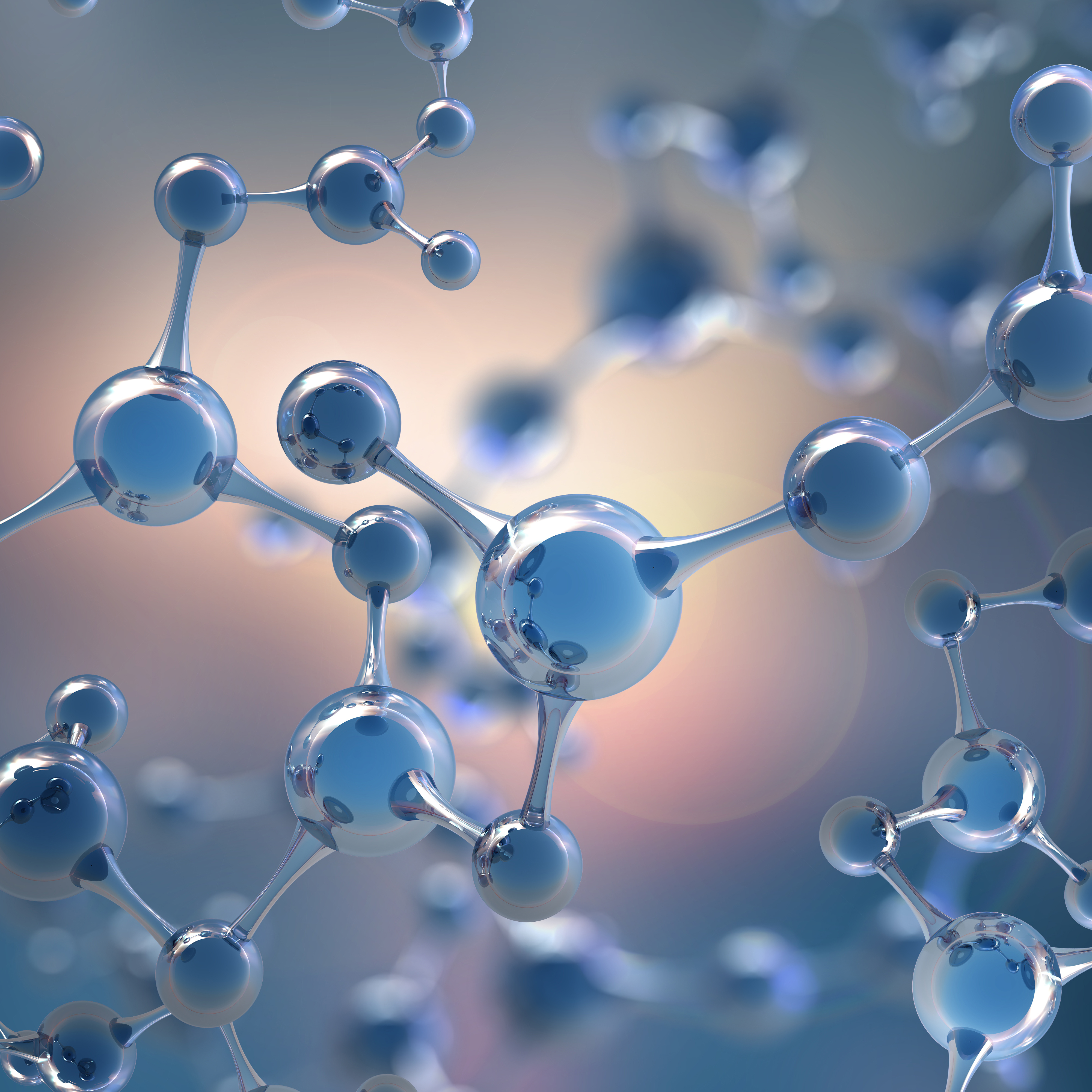 Abstraktes Molekülmodell