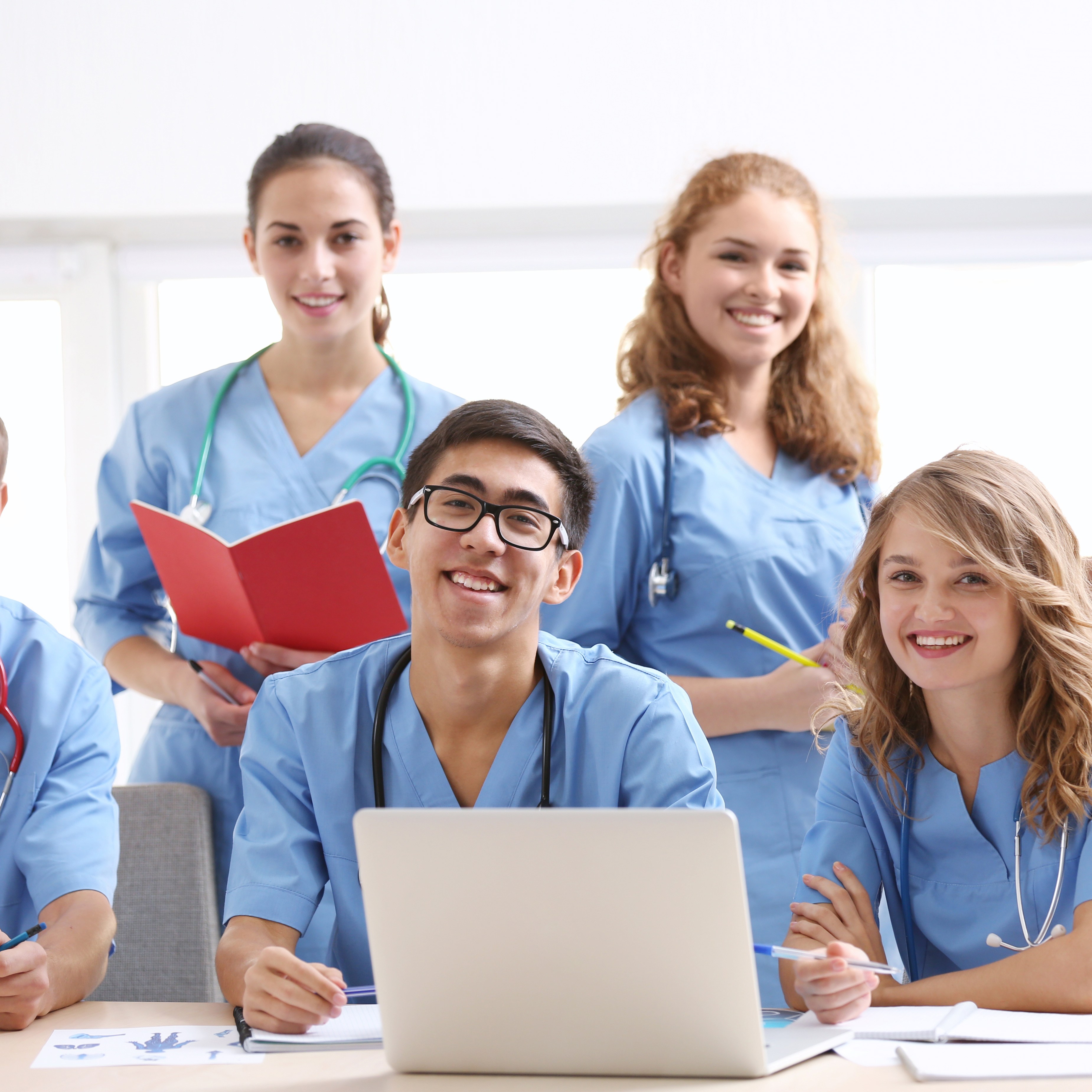 Gruppe von Medizinstudierenden