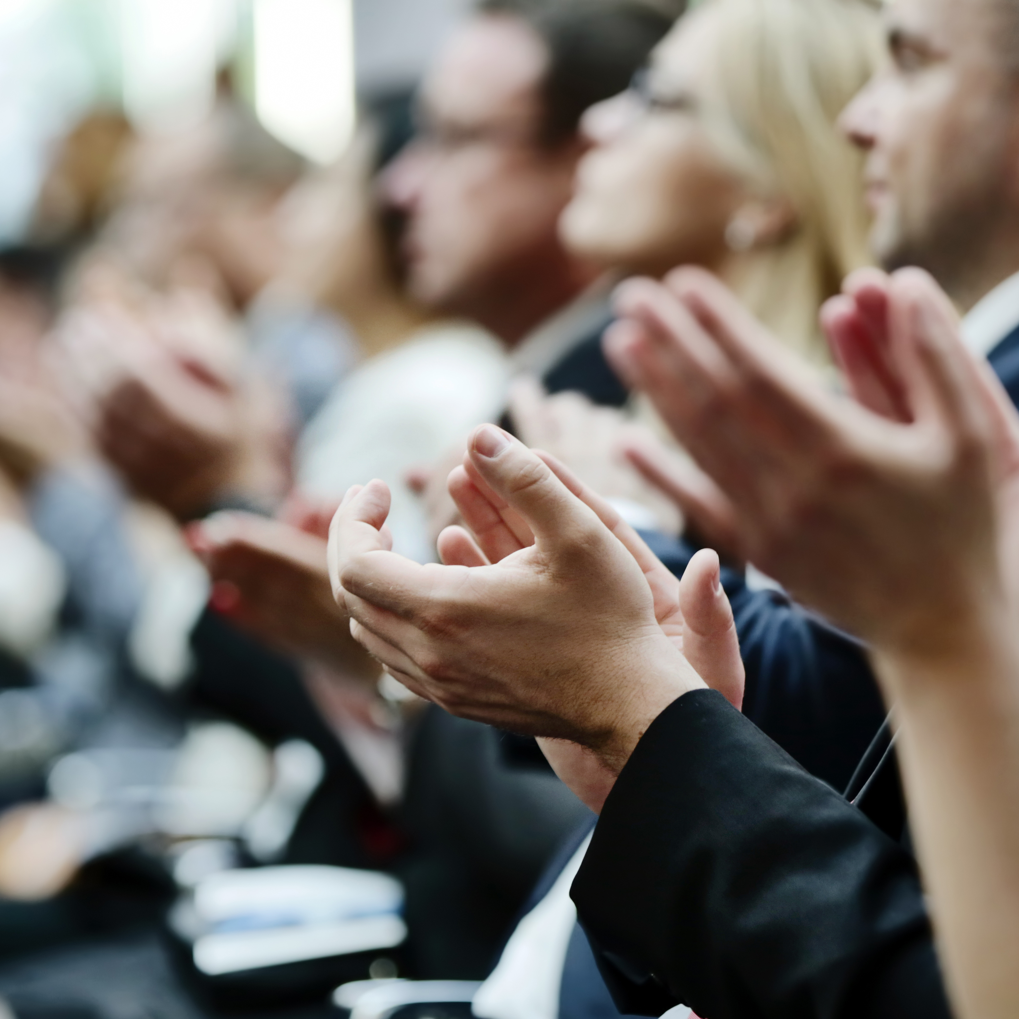 klatschende Hände, klatschen, Beifall, Applaus