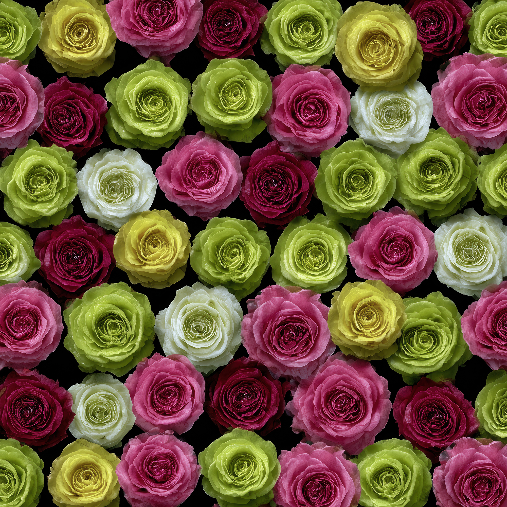 Bunte Rosen