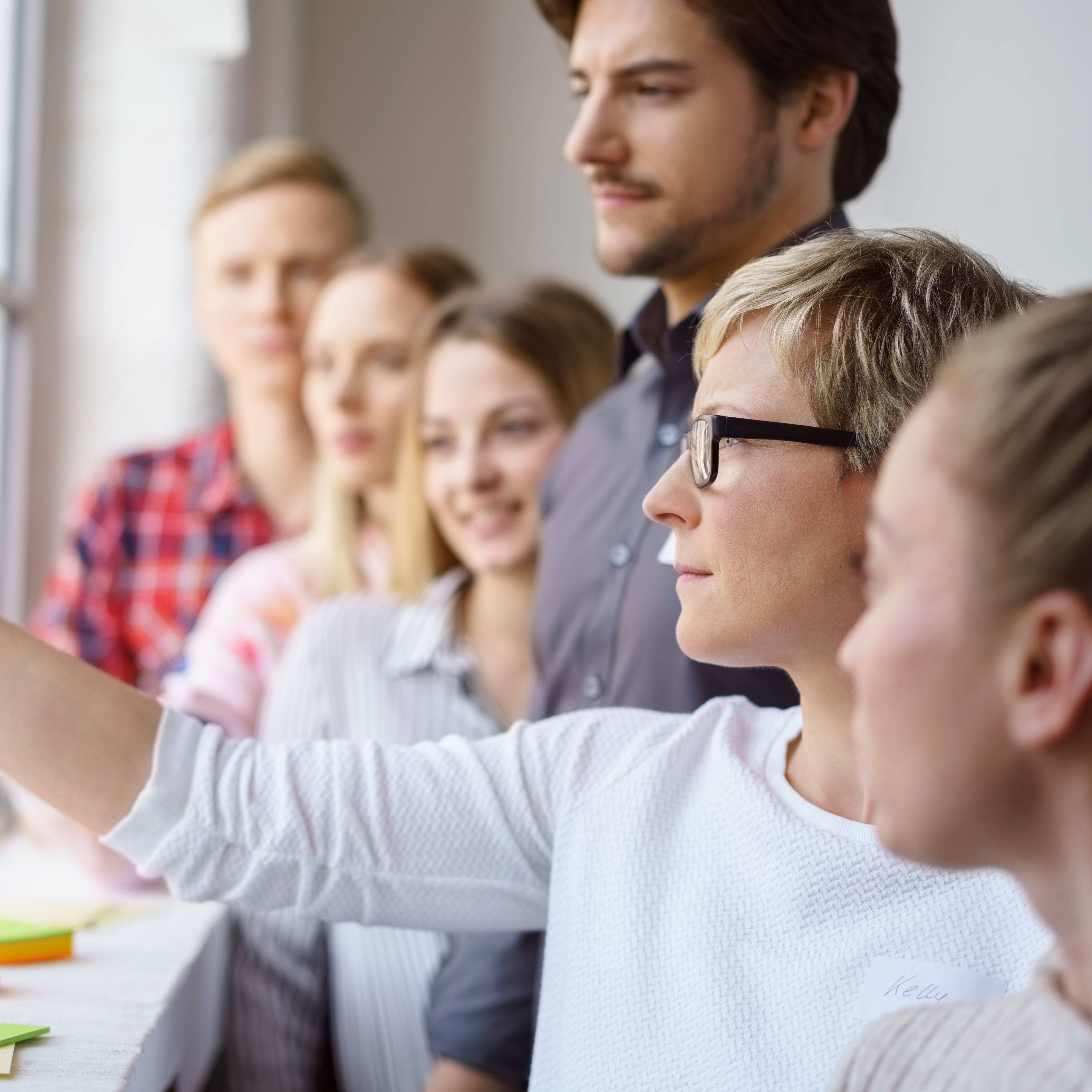 Team erarbeitet Ideen