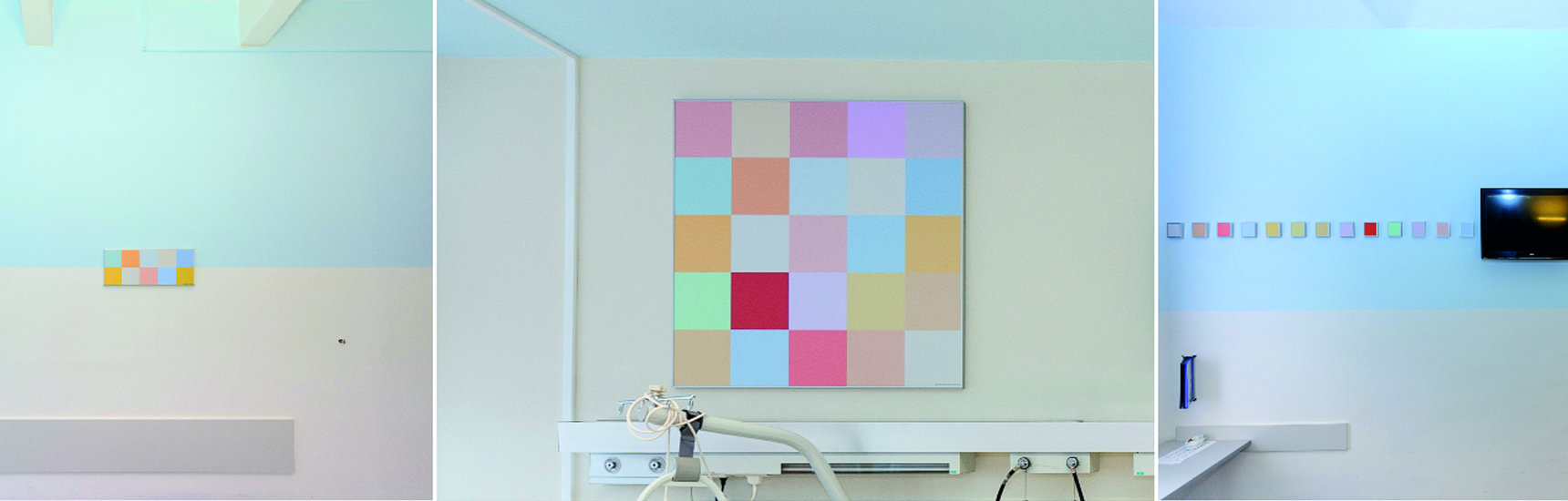 Farben und Kunst im Patient*innenzimmer 