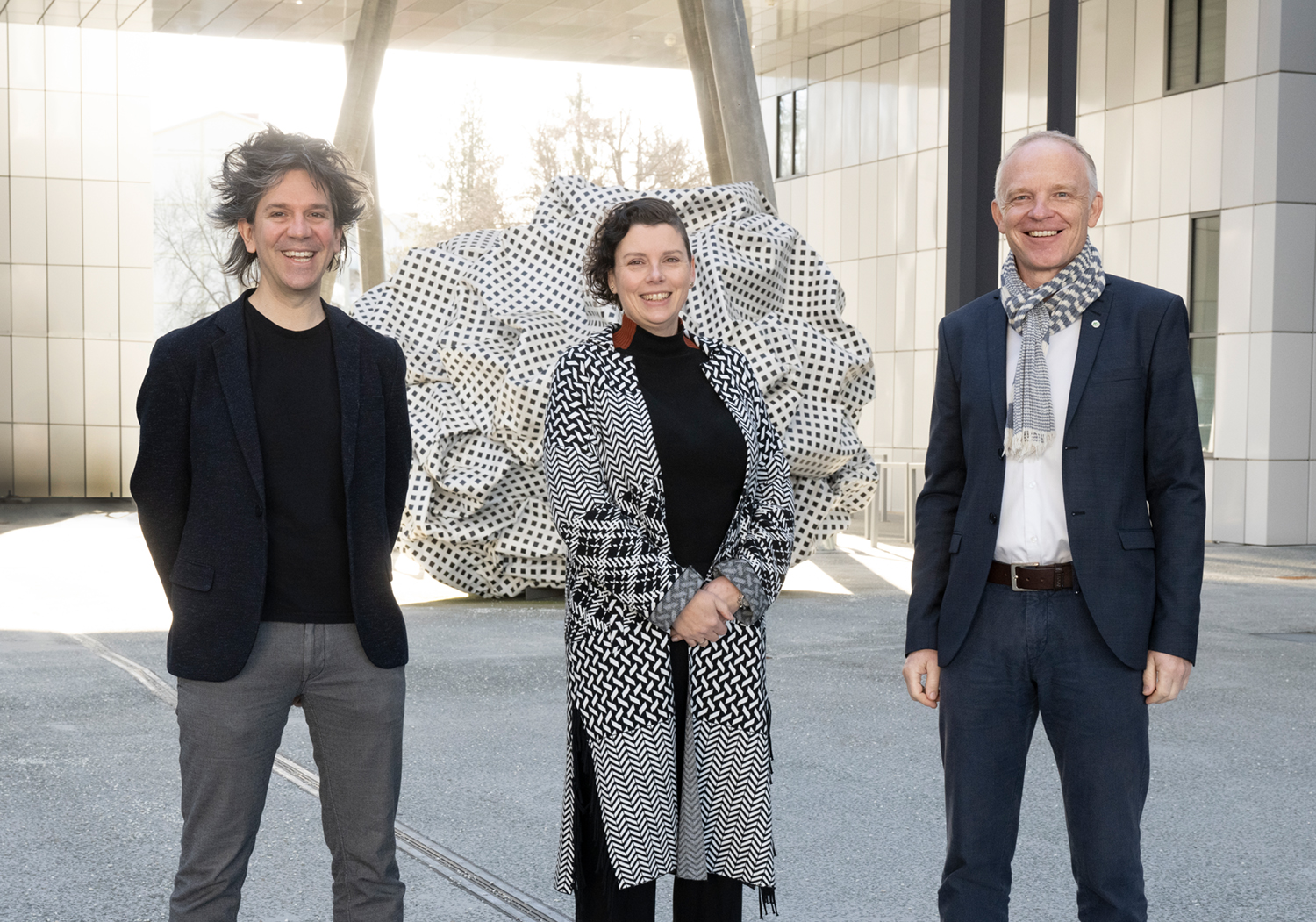 Tobias Madl, Christine Moissl-Eichinger und Christian Wadsack (v.l.n.r)