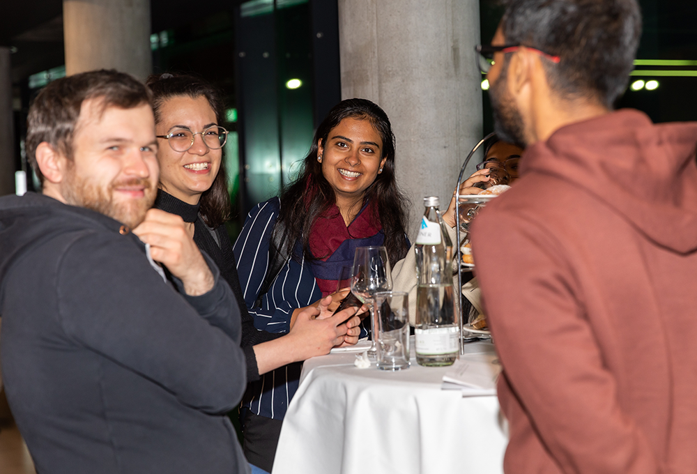 ...beim Get Together im Anschluss