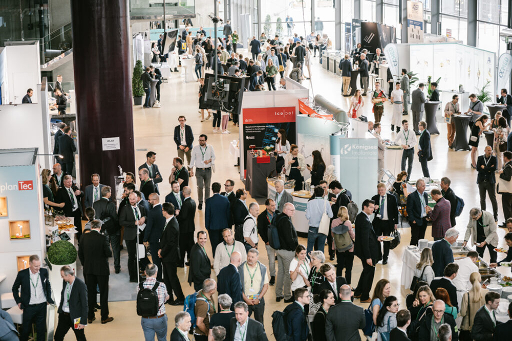 Gut besuchte Ausstellungsstände