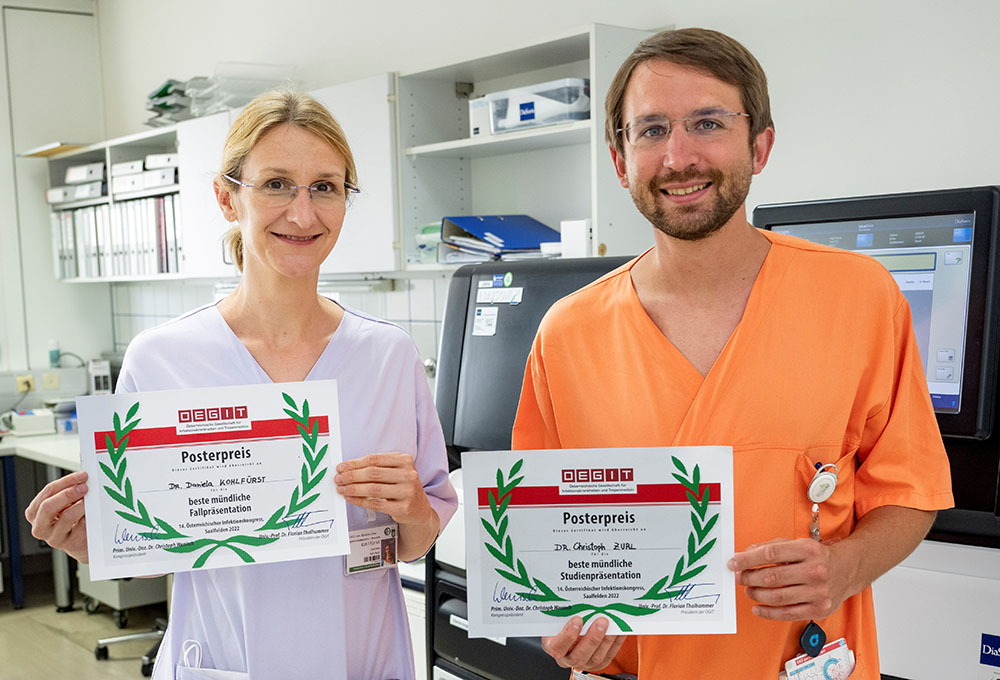 Daniela Kohlfürst und Christoph Zurl