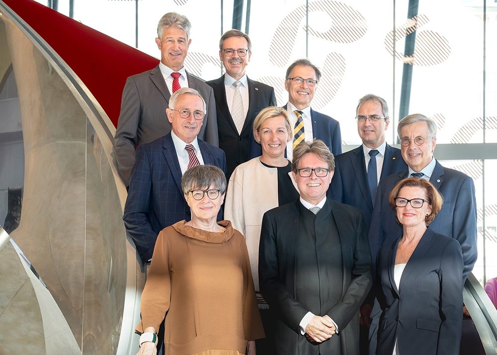 Steirische Rektor*innen mit Bundesminister Martin Polaschek