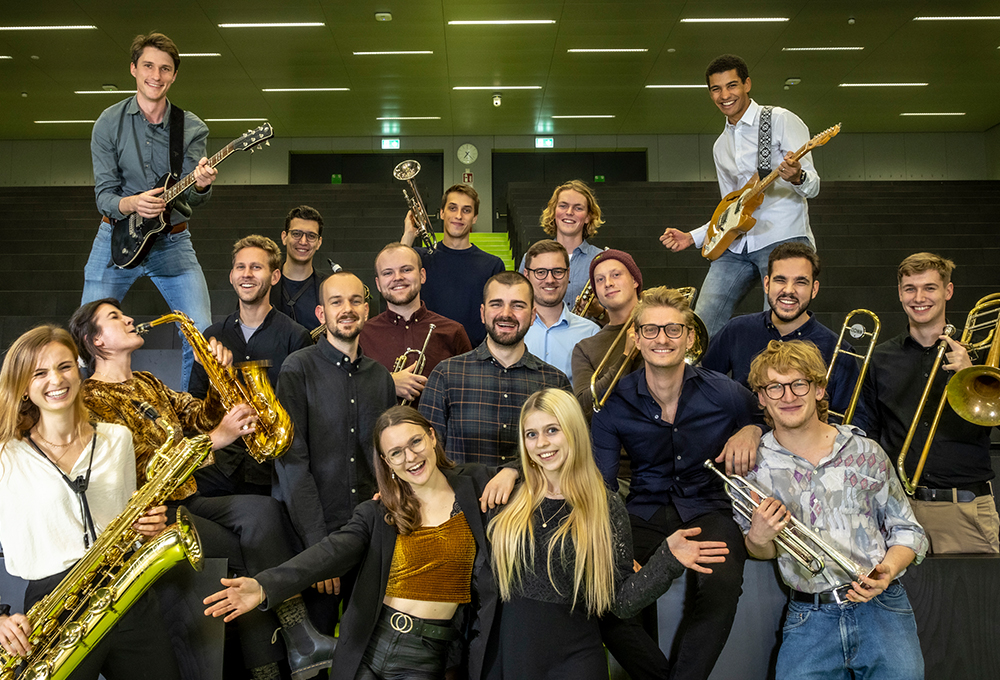 Die Mitglieder der Big Band