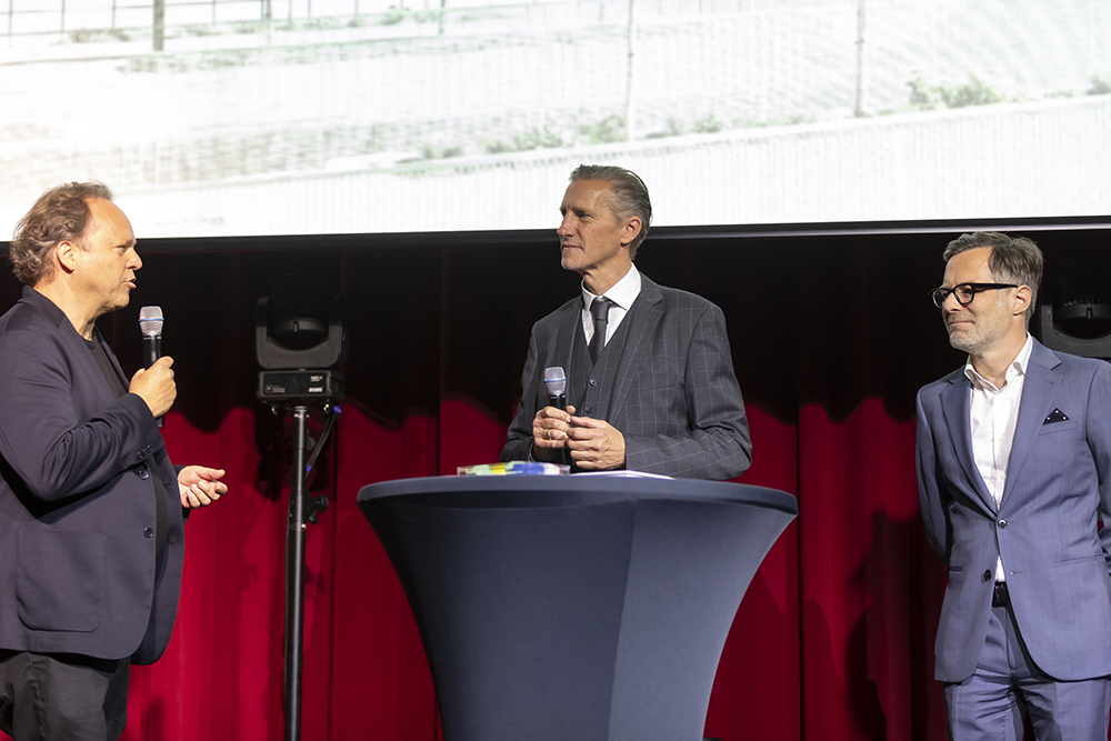 Die Architekten Roger Riewe (Campus) und Christian Ambos (Anatomie)