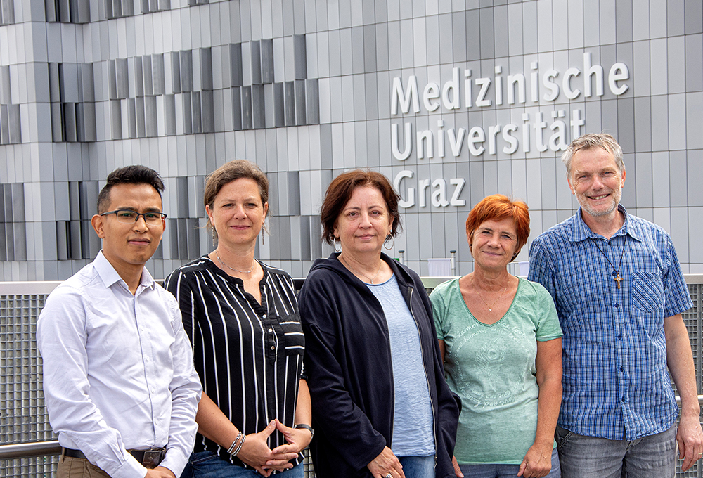 Fünf Wissenschafterinnen und Wissenschafter