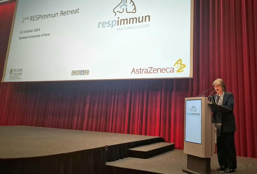 Eröffnung durch Elke Heinrichs von der Stadt Graz