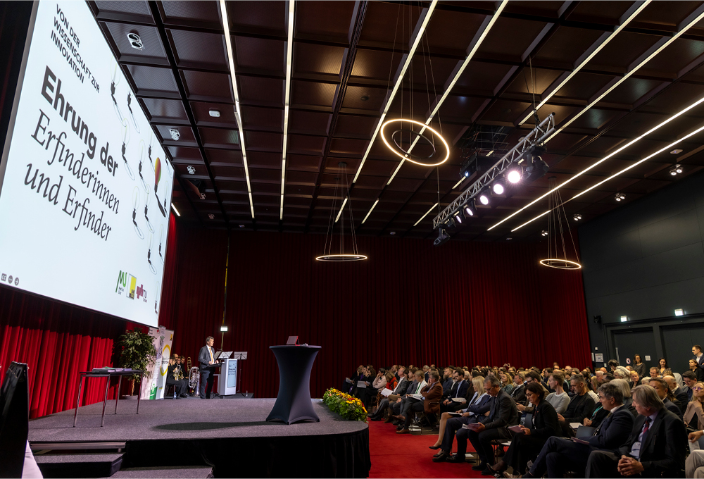 Die Aula der Med Uni Graz, ein würdiger Rahmen für die Veranstaltung 
