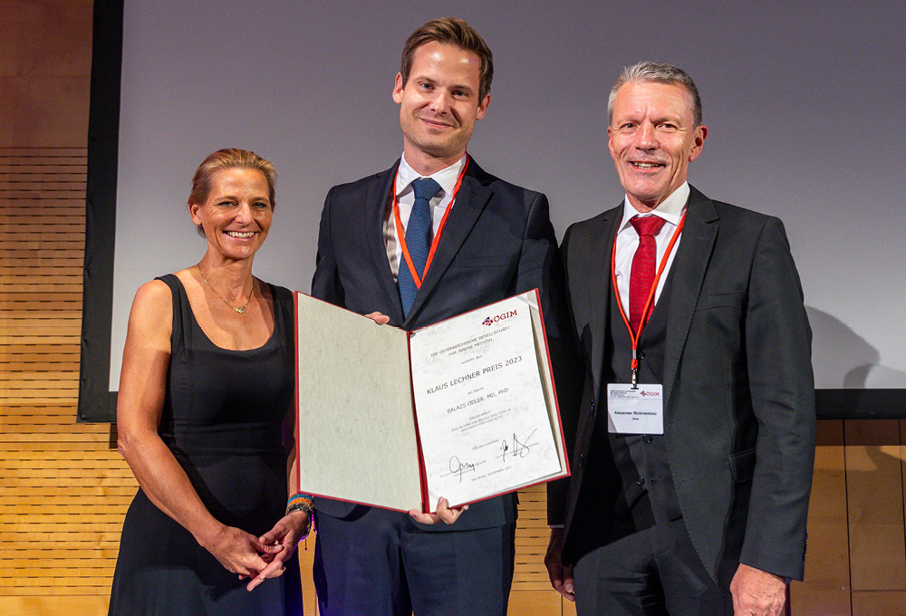 Klaus-Lechner-Preis 2023 für Balazs Odler
