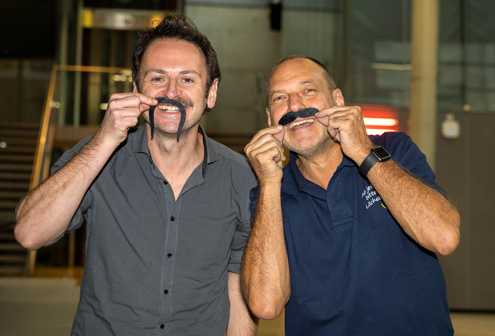 Auch der Spaß kam nicht zu kurz beim Fotoshooting