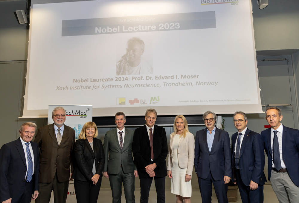 Viel Prominenz bei der Nobel Lecture mit Edvard I. Moser