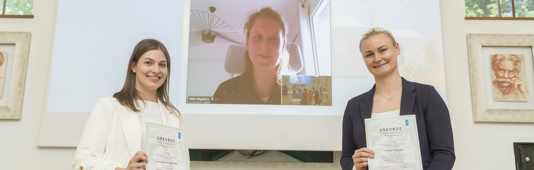 Die Preisträgerinnen der Med Uni Graz - Foto: Fischer/Stadt Graz