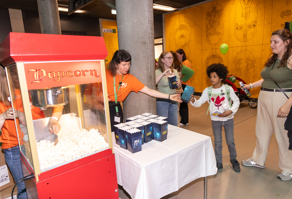 Auch das Popcorn durfte nicht fehlen