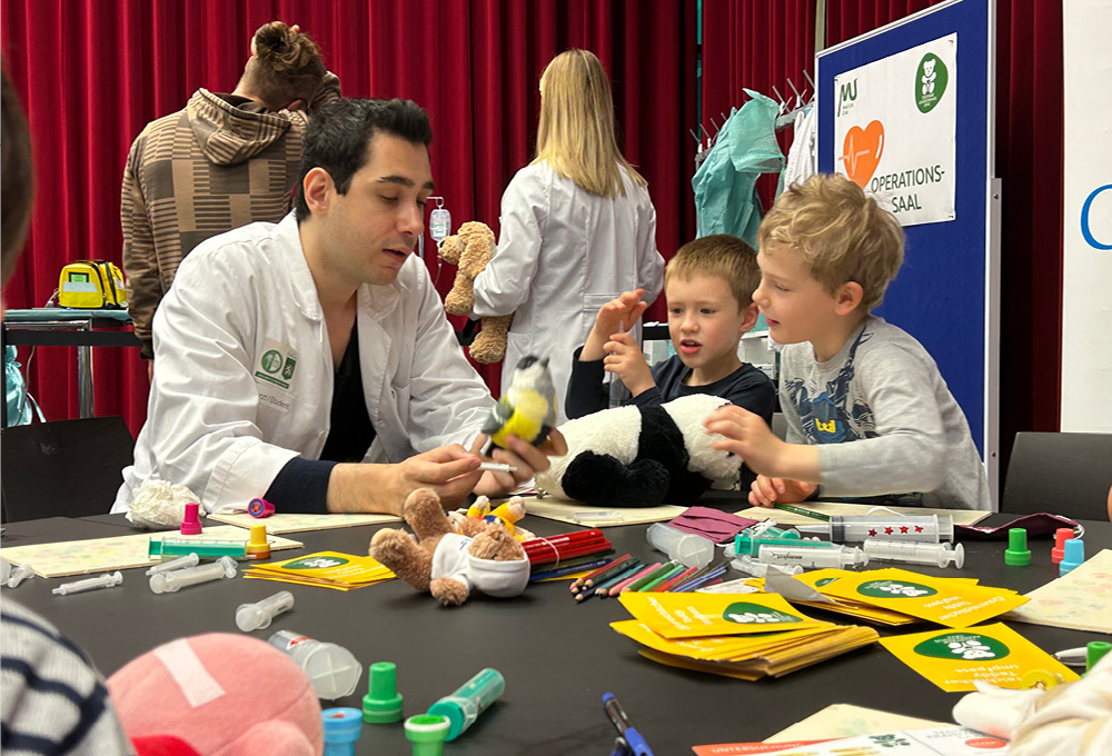 Auch eine Spritze muss einmal sein