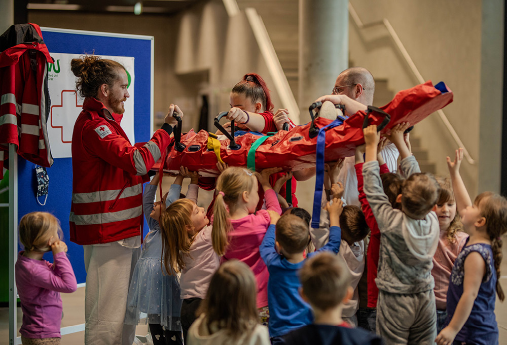 Erste Hilfe vom Roten Kreuz