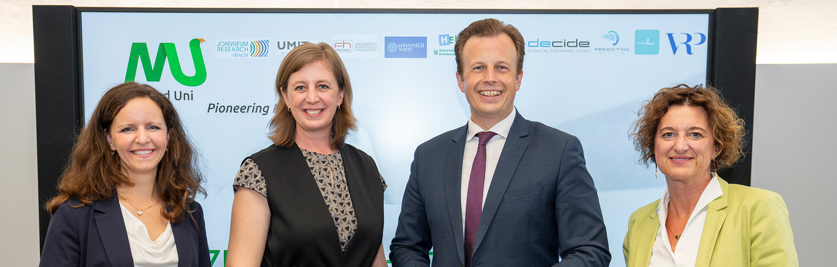 Die Teilnehmer des Pressegesprächs - Credit: Land Steiermark/Binder