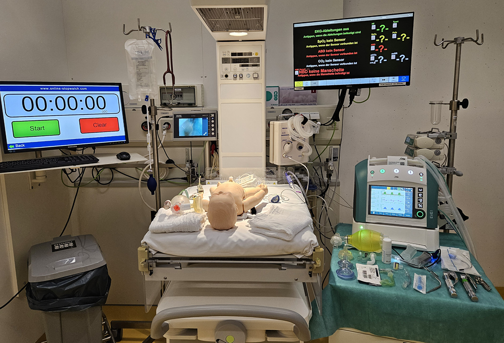 Neonatales Teamtraining am Clinical Skills Center 