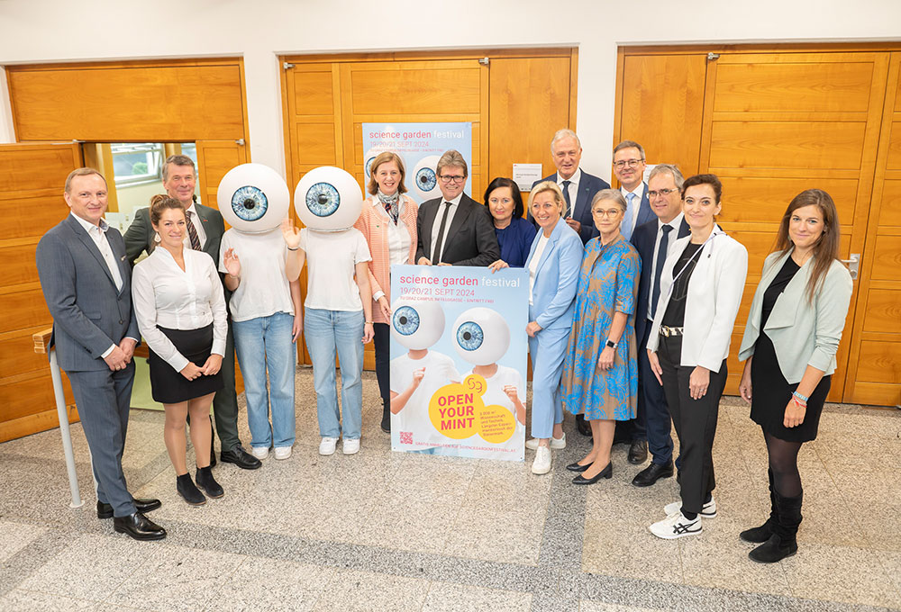 Die Vertreter der Science arden Partner*innen - Credit: Science Garden/Foto Fischer