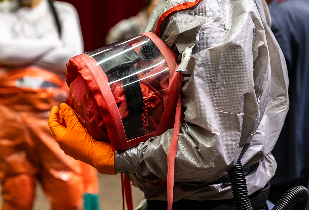 Das richtige Equipment ist Pflicht - Med Uni Graz/Monika Wittmann Photography