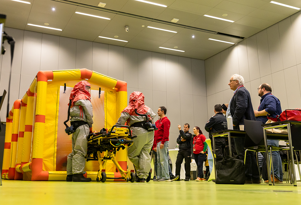Ein realitätsnahes Szenario wurde geübt - Med Uni Graz/Monika Wittmann Photography