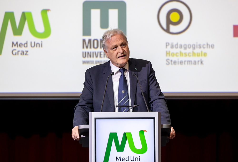 Rektor der Montanuniversität Leoben Peter Moser - Foto: Med Uni Graz/Lunghammer