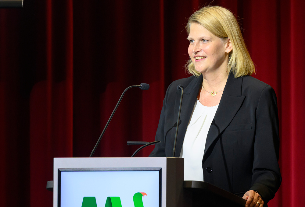 Annkristin Heine bei ihrer Antrittsvorlesung