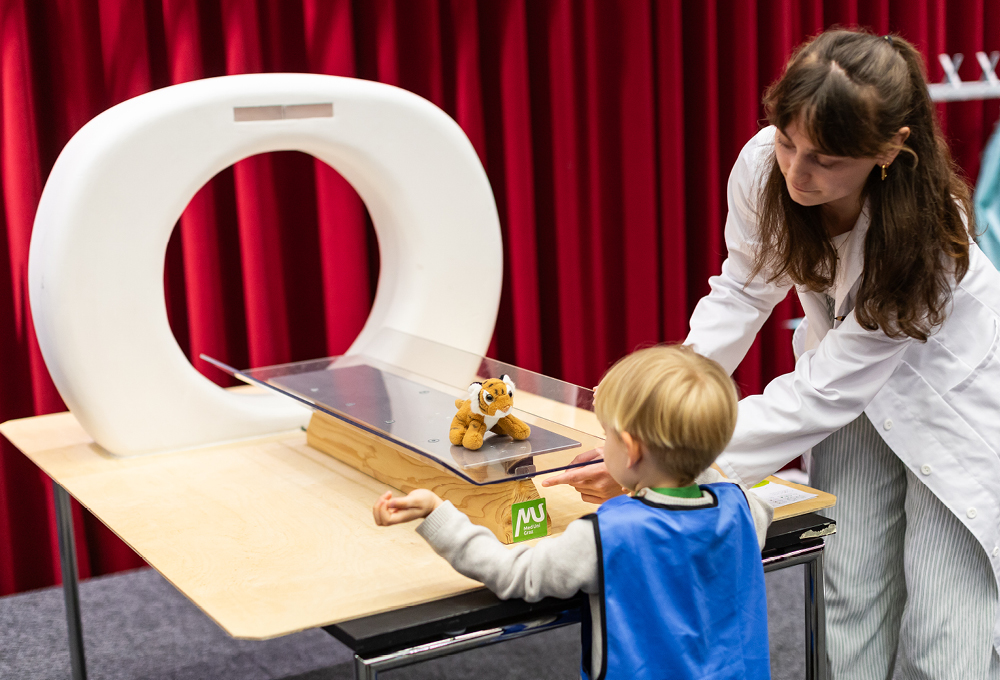 Die Kuscheltiere werden genauestens untersucht