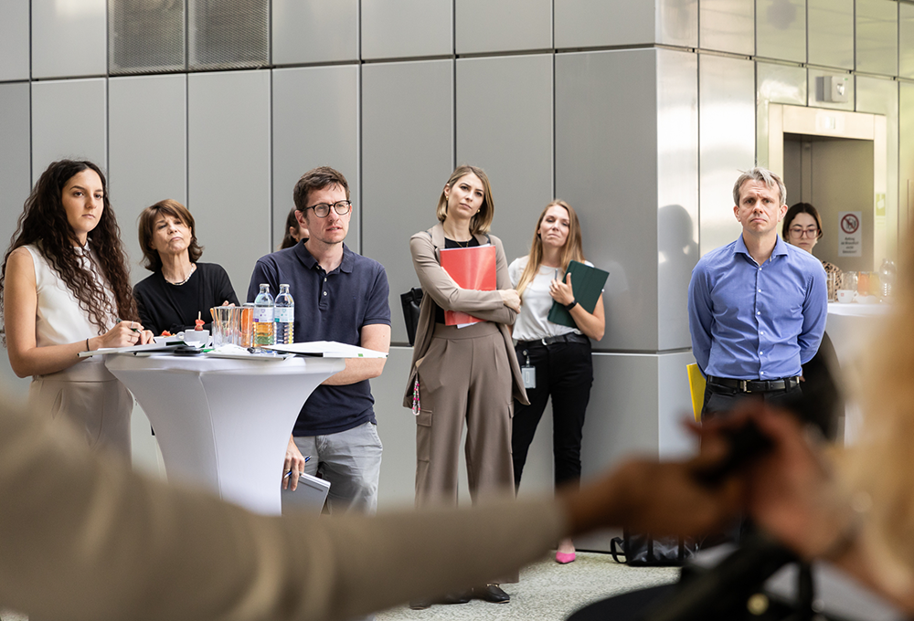 Ein Teil des Publikums der Pressekonferenz. Credit: Med Uni Graz/Wittmann