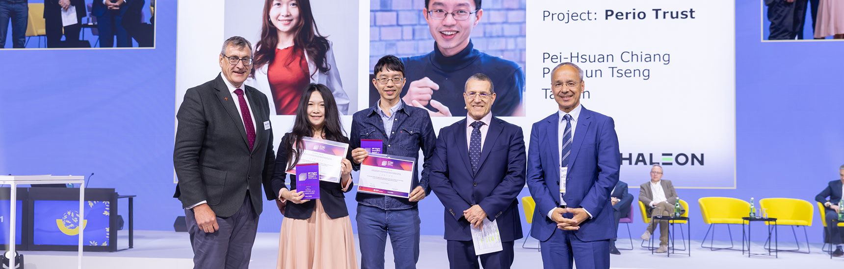 Die Presverleihung im Rahmen von Europerio - Credit: EFP