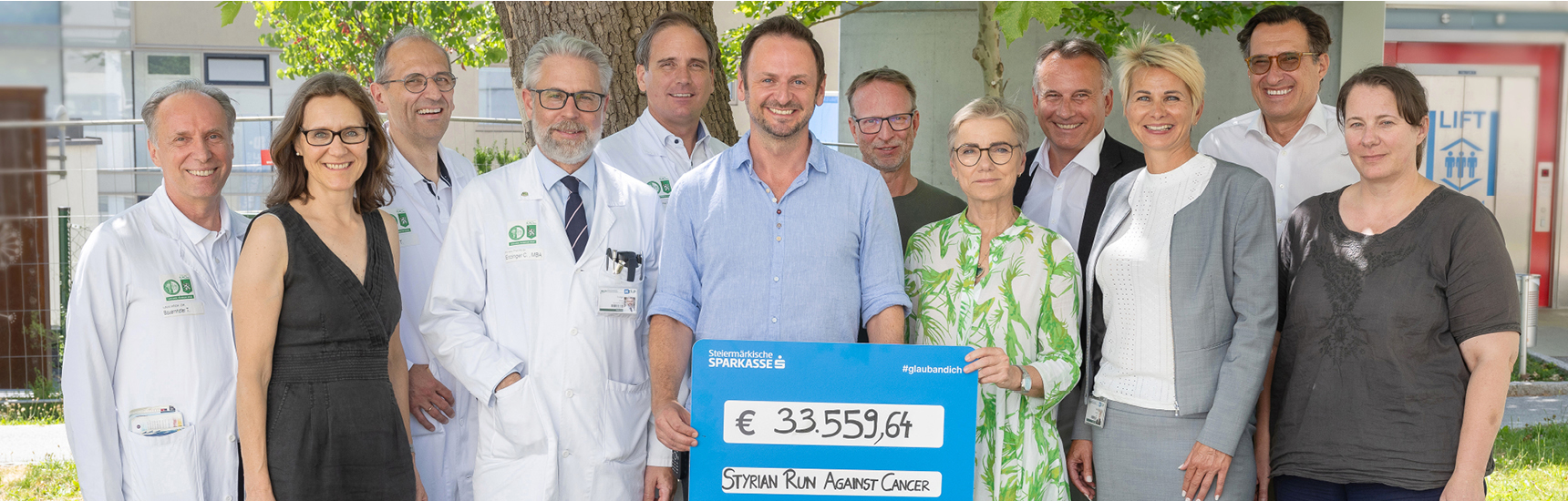 Über 33.000 Euro für die Krebsforschung - Foto: Laura Schaffelhofer