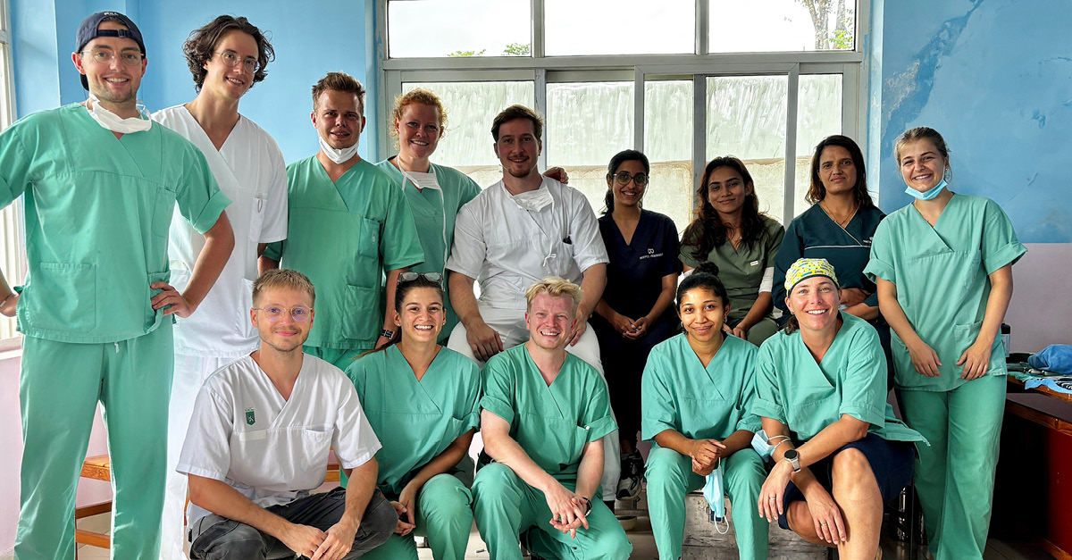 Das Team der Med Uni Graz in Nepal